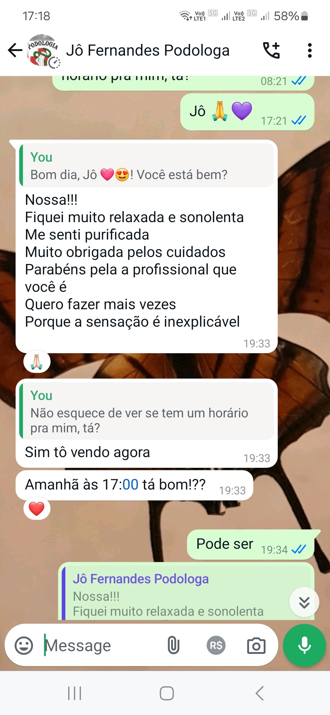 Depoimento 10 de cliente Aurora Yoga