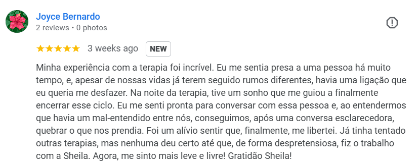 Depoimento 23 de cliente Aurora Yoga
