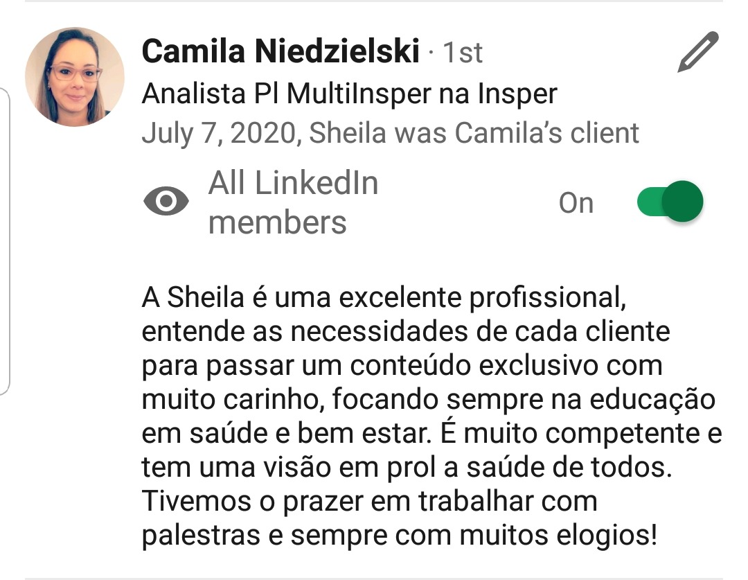 Depoimento 3 de cliente Aurora Yoga